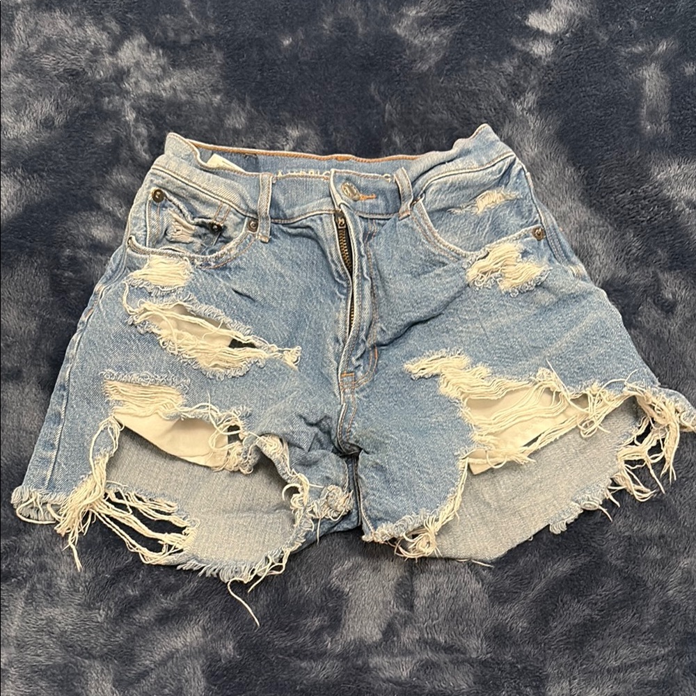American Eagle Distressed Denim Shorts